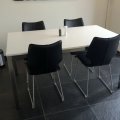 ET-05 / Eettafels / RVS onderstel met HPL blad