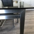 ET-16 / Eettafels / RVS eettafel met glas