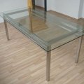 ET-16 / Eettafels / RVS eettafel met glas