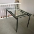 ET-16 / Eettafels / RVS eettafel met glas