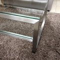 ST-04 / Salontafels / RVS salontafel met glas