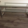 ST-04 / Salontafels / RVS salontafel met glas