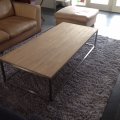ST-20 / Salontafels / RVS design salontafel met eiken blad