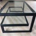 ST-25 / Salontafels / Zwarte glazen design tafel