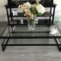 ST-25 / Salontafels / Zwarte glazen design tafel