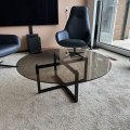 ST-26 / Salontafels / Ronde glazen salontafel