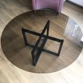 ST-26 / Salontafels / Ronde glazen salontafel