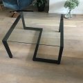 ST-29 / Salontafels / Design zwart glazen salontafel
