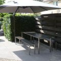 TT-02 / Tuintafels / RVS tuintafel met banken